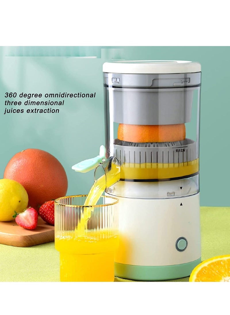 Citrus Juicer, Electric Orange Squeezer with Powerful Motor and USB Charging Cable, Juicer Extractor, Lime Juicer, Suitable for Orange, Citrus, Apple