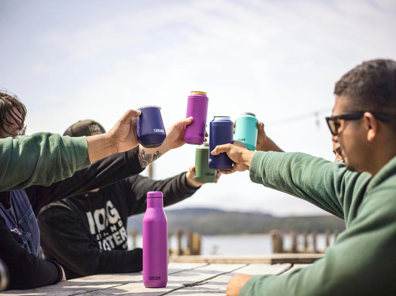 CamelBak Horizon 25oz Water Bottle - Insulated Stainless Steel - Wine Compatible - Leak Proof - Purple Sky - Image 2