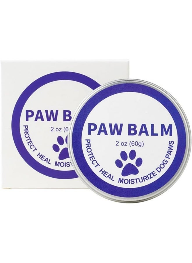 Mumoo Bear Mumoo Bear 2 oz (60g) Natural Dog Paw Balm - Organic Lickable Moisturizing Cream for Paws, Snout & Elbows | Heals Dry, Cracked Skin | Vitamin E & Food-Grade Ingredients  - Image 1