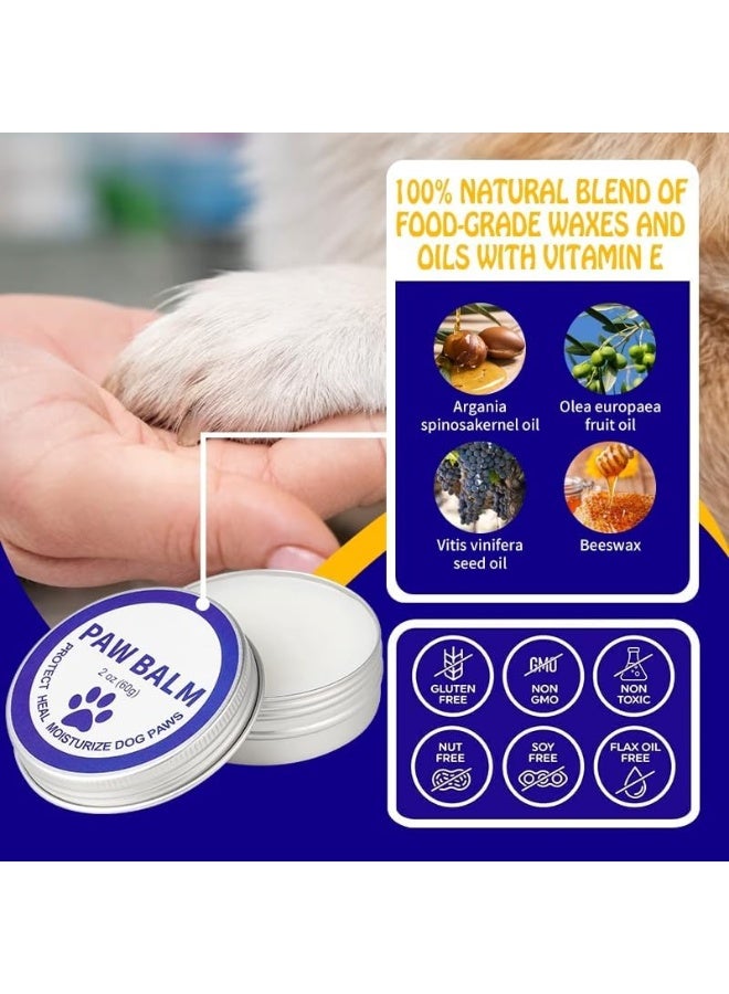 Mumoo Bear Mumoo Bear 2 oz (60g) Natural Dog Paw Balm - Organic Lickable Moisturizing Cream for Paws, Snout & Elbows | Heals Dry, Cracked Skin | Vitamin E & Food-Grade Ingredients  - Image 3