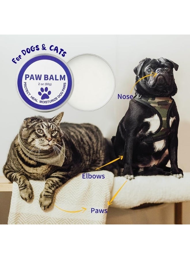 Mumoo Bear Mumoo Bear 2 oz (60g) Natural Dog Paw Balm - Organic Lickable Moisturizing Cream for Paws, Snout & Elbows | Heals Dry, Cracked Skin | Vitamin E & Food-Grade Ingredients  - Image 5