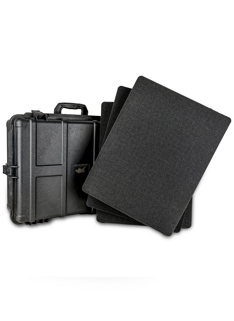 RHINOMOTIVE Sturdy Tool Box With protection Foam Sheets Black 61.9X49.1X22.2 CM  - Image 5