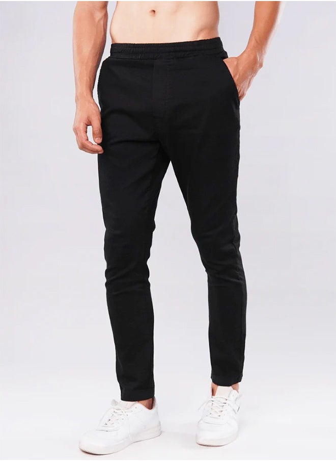 Men's Comfortable Slim-Fit Soot Black All Day Pant - pzsku/Z2CB5CFC7AD574CAEB08BZ/45/_/1721742838/1177a404-5efc-4ef0-8ce7-9cf77712b210