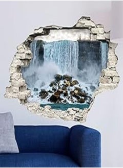 Generic Decorative landscape sticker - Niagara falls in All Its Splendor (100x150cm) 