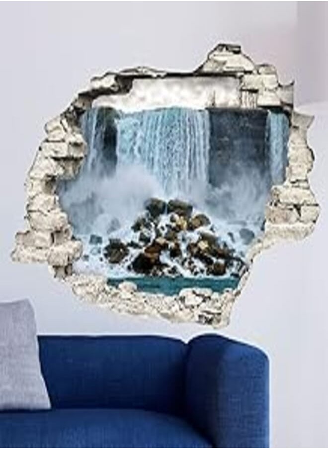 Generic Decorative landscape sticker - Niagara falls in All Its Splendor (100x150cm) 