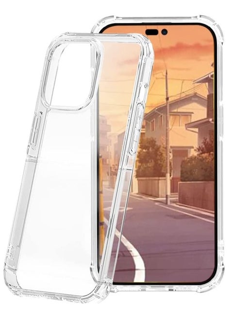Designed specifically for iPhone 14 pro case,Strong Fall Protection,Anti-Yellowing, Anti-Scratch,360° All-Around Protection Case for iPhone 14 Pro,6.1 Inch-Crystal Clear (Crystal Clear)