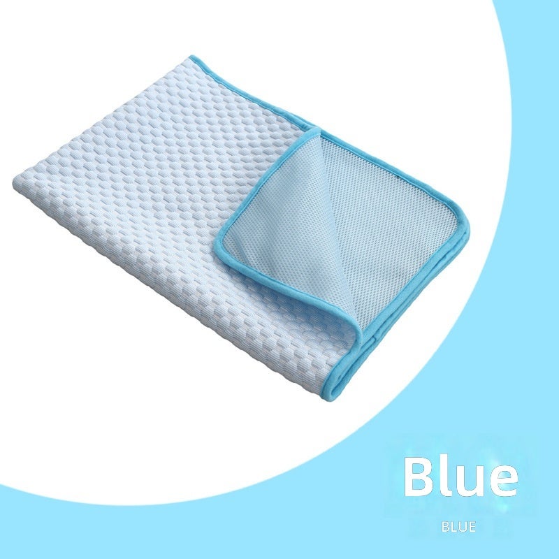 PET DOG ICE SILK COOL MAT - Summer Pet Bed for Dogs and Cats, Breathable &  Washable - Image 1