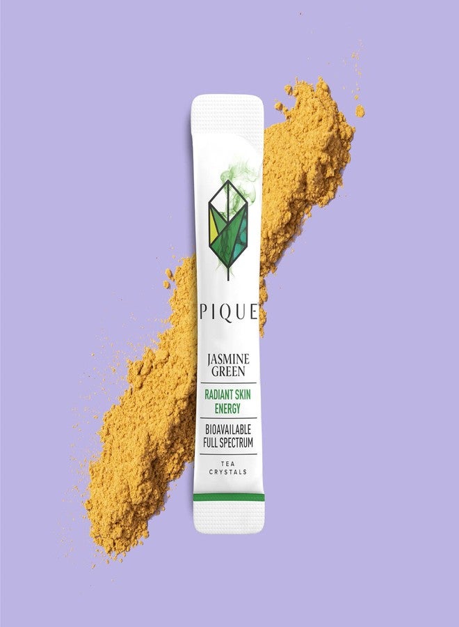 Pique Tea Organic Green Tea Crystals Sampler - Immune Support, Gut Health, Fasting - 42 Single Serve Sticks (Pack of 3) - Image 4