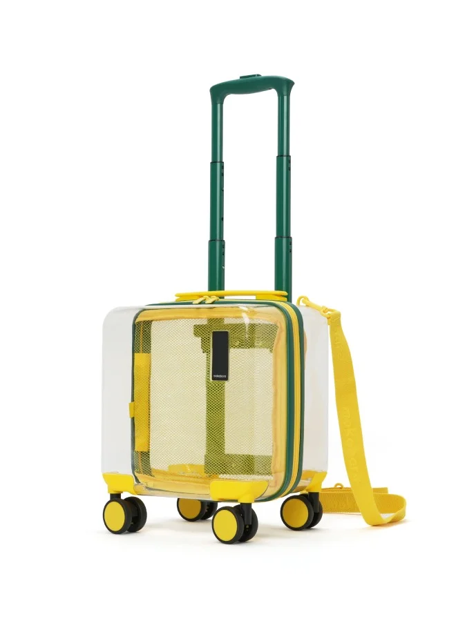 موكوبارا للتجارة ذ.م.م حقيبة سفر موكو بلوكس للأطفال من البولي كربونات خفيفة الوزن غير قابلة للكسر بعجلات  سم، الرجل الخفي