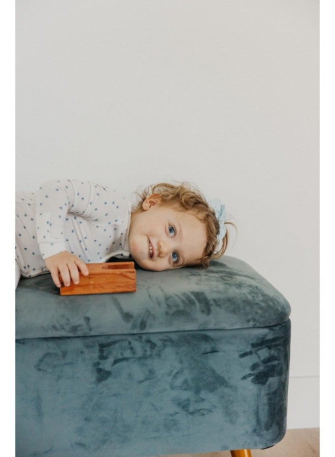 Copper Pearl Zip-Up Footie Baby Pajamas: Ultra-Soft Boys & Girls Pajamas, Premium Knit Fabric in Stylish Prints, Tag-Free with Two-Way Zipper, Newborn to 24 Months, Haze - Image 4