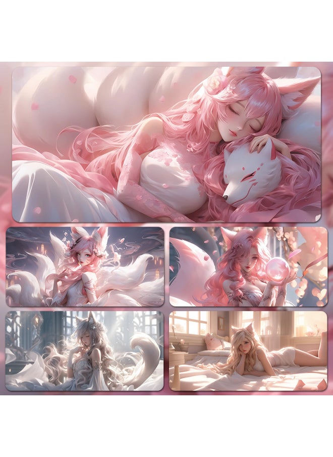 Generic - Ali Mouse Pad Keyboard Pad Student Office Game-color:900x400x5mm-pattern:Ahri 107 - Image 1