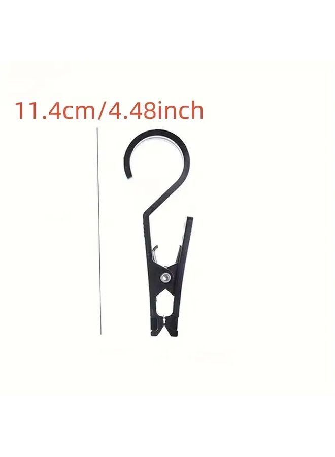 Multifunctional Black Outdoor Tent Clip Lightweight Hook Holder For Camping Travel - Image 4