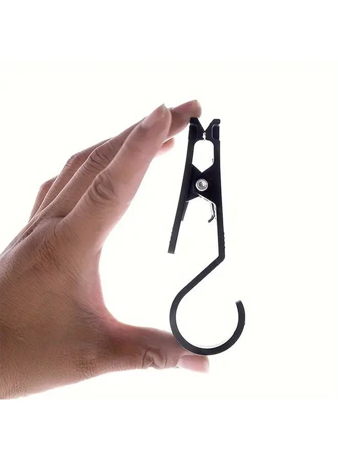 Multifunctional Black Outdoor Tent Clip Lightweight Hook Holder For Camping Travel - Image 3