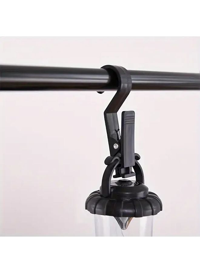 Multifunctional Black Outdoor Tent Clip Lightweight Hook Holder For Camping Travel - Image 5
