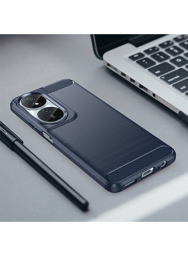 X-level HONOR X7b 4g Case cover with Carbon Fiber Shockproof Rugged Shell Anti-Scratch Easy Install Anti-Scratch Soft TPU Comfortable Touch Back Cover Protective Accessory for HONOR X7b - Image 3