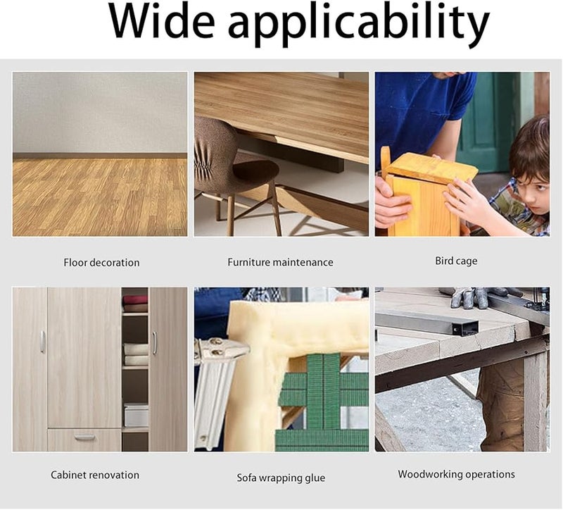 Pneumatic Staple Gun Brad Nailer 21 Gauge 1 4in to 5 8in for Woodworking Upholstery - Image 3