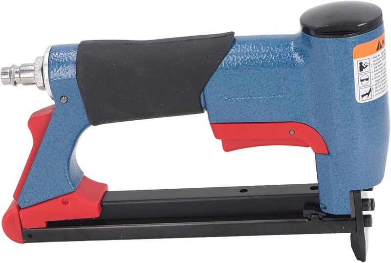 Pneumatic Staple Gun Brad Nailer 21 Gauge 1 4in to 5 8in for Woodworking Upholstery - Image 1