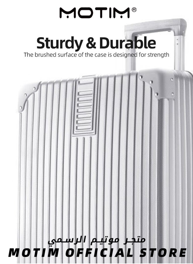 Motim - Travel Luggage Boarding Carry-on Luggage Expandable PP Hard Shell Clearance Luggage with Spinner Wheels TSA Lock and Hard Side Lightweight Durable Carry-on Suitcase Set for Long Distance Travel - Image 1