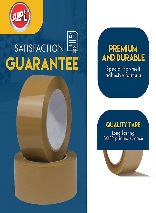 AIPL Heavy Duty Gold Category Brown Packing Tape Packaging Tape Refill Rolls 3 Rolls 48MMX100MTR for Sealing Moving Shipping Office&Storage - Image 5