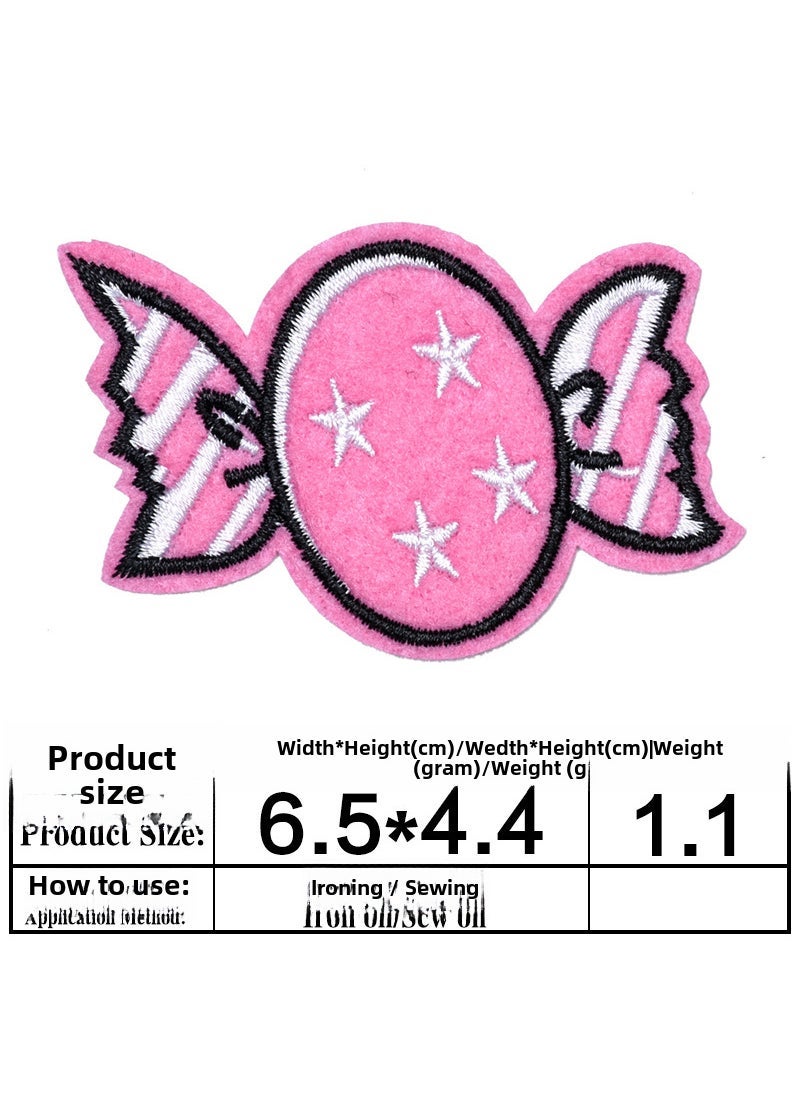 Embroidered Patches for Ice Cream Candy Cake 1233