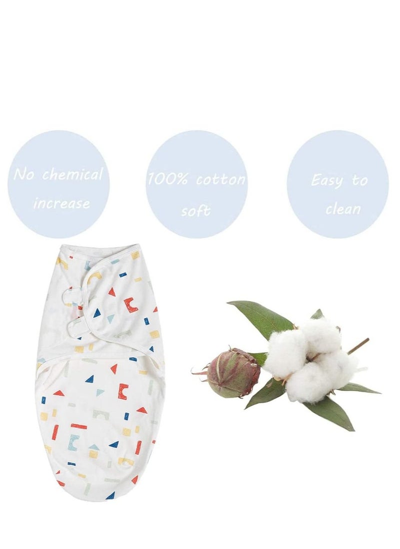 Y&D Baby Swaddle Blanket KASTWAVE Swaddles Wrap 0-3 Months Infant Adjustable Sleep Sack with Beanie Cute Hats for Boys and Girls  - Image 2
