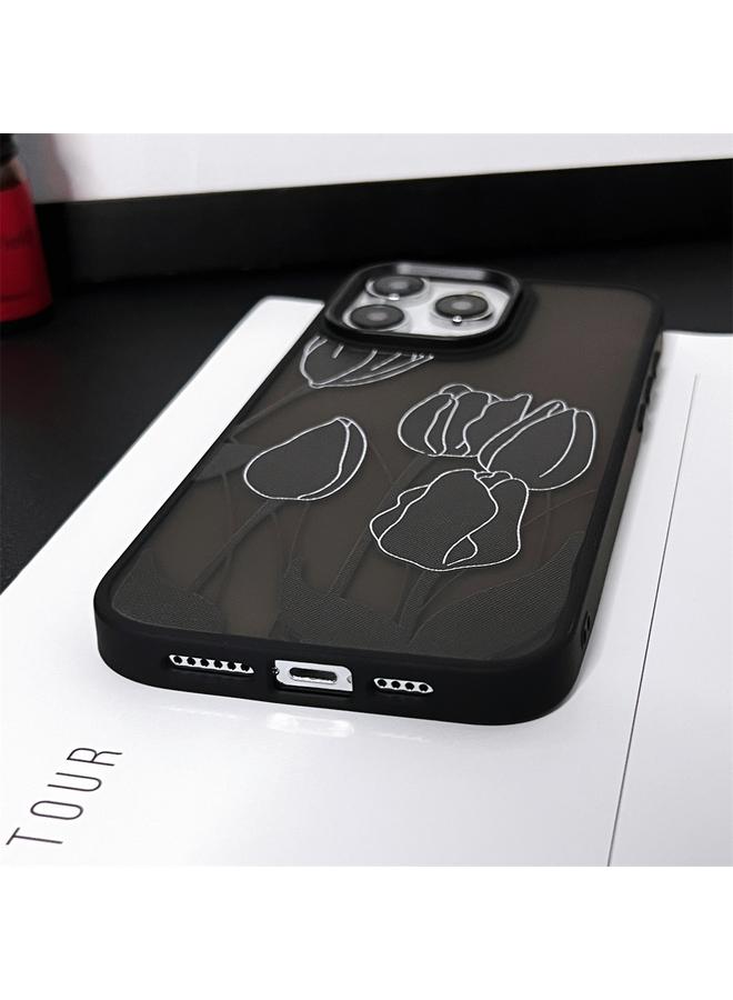 S-TOP Case For iPhone 12 Skin Feel Matte TPU+PC Shockproof Phone Case - Image 4