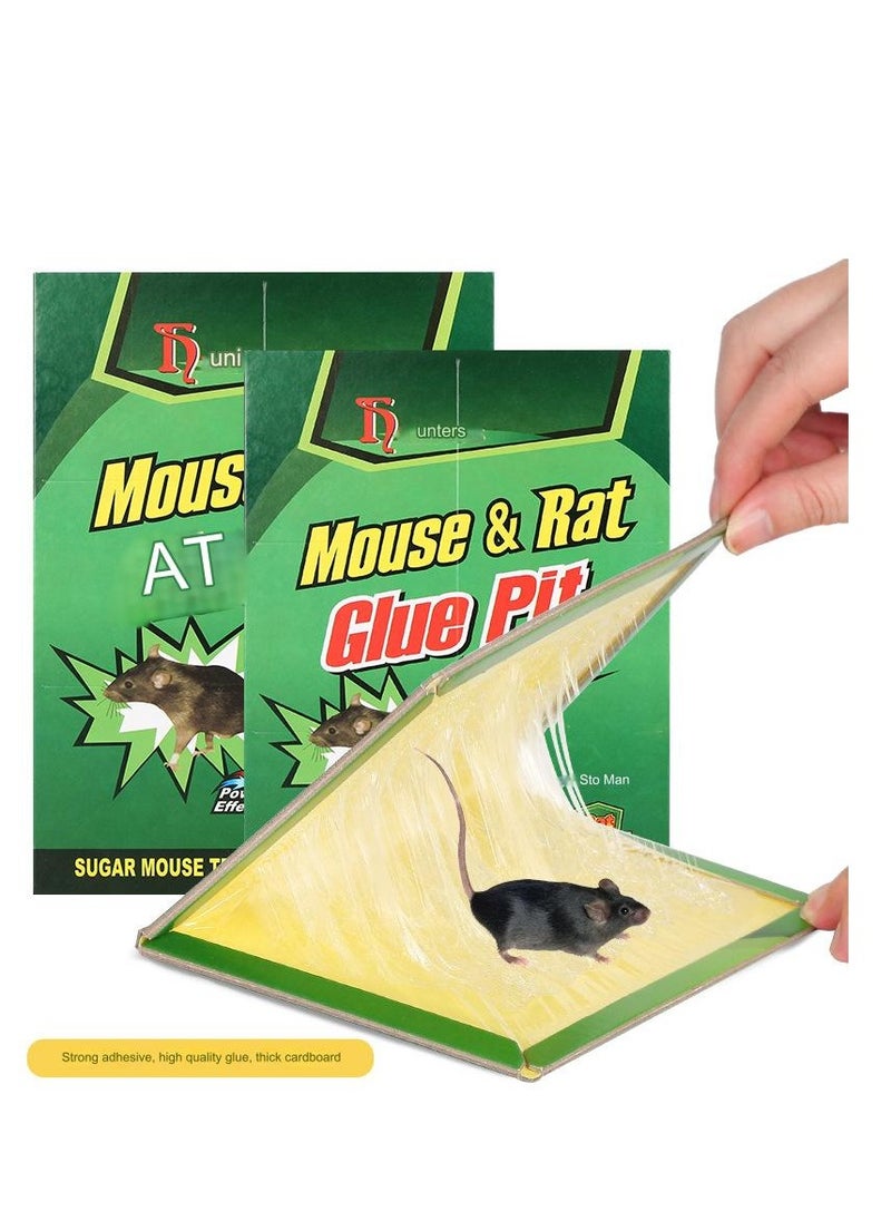 5-Pack Mouse Rat Glue Trap, Strongly Adhesive Sticky Glue Traps for Mice, Mouse Sticky Traps, Mouse Glue Traps, Sticky Rat Traps Indoor for Home