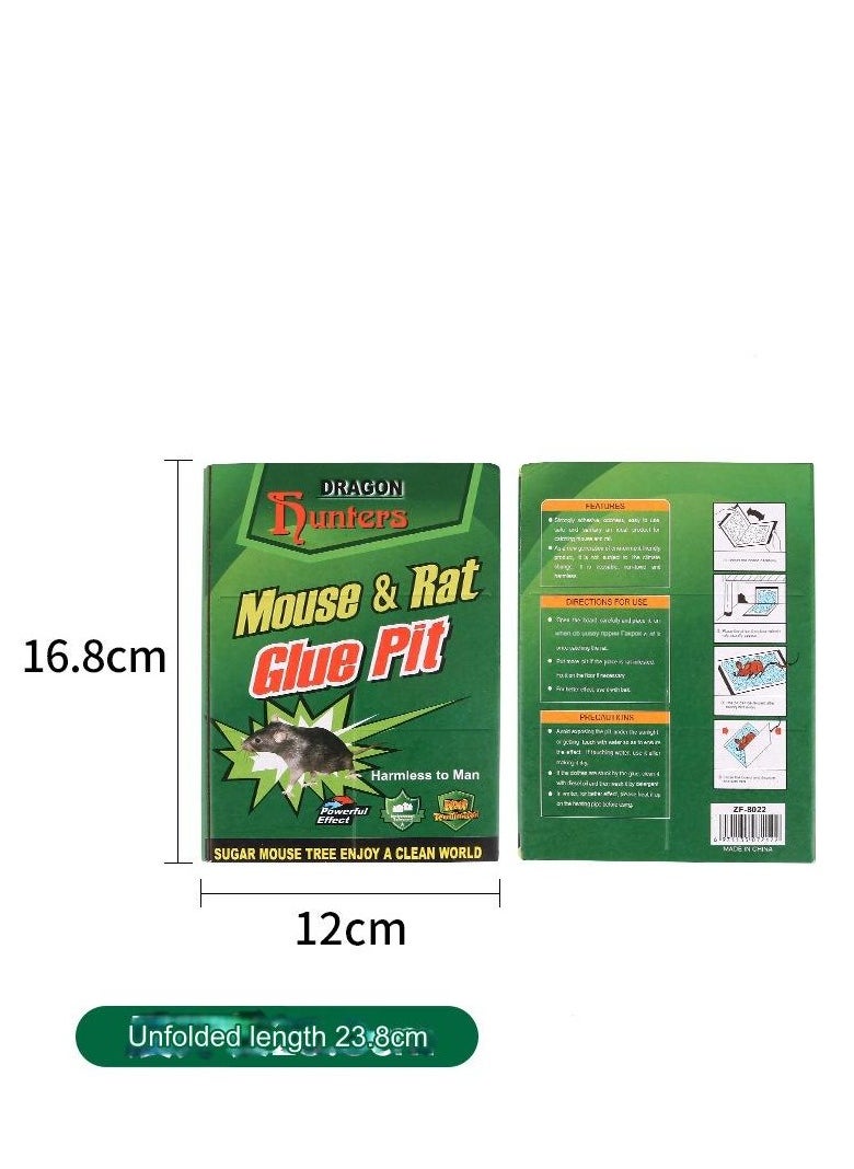 5-Pack Mouse Rat Glue Trap, Strongly Adhesive Sticky Glue Traps for Mice, Mouse Sticky Traps, Mouse Glue Traps, Sticky Rat Traps Indoor for Home