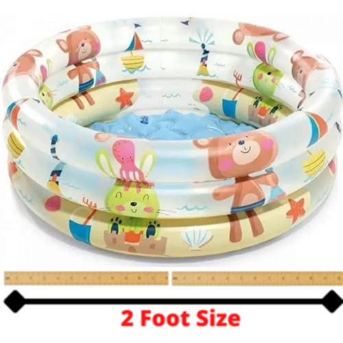 KIDZYMON® Beach Baby Bath tub for Baby Age 0 to 2 Years I Bath tub for Kids Home and Travel with Size 2 Feet - 24 inches I Pack of 1 I No Air Pump - Image 5