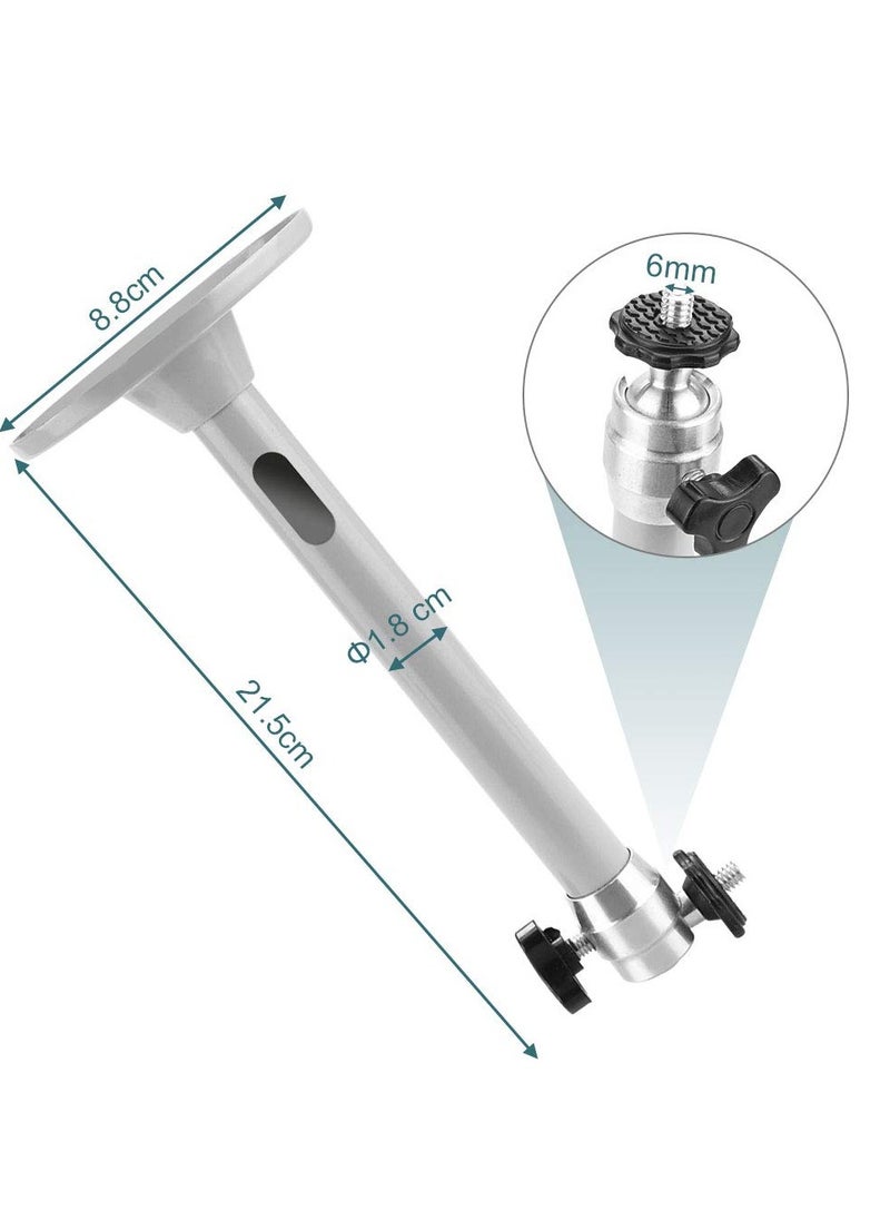 SYOSI - Projector Wall, Mini Ceiling Mount Stand, Universal Projector Ceiling,  Mount Bracket 360 Swivel, 90 Tilt Wall Mount Hanger Tilt & Swivel Projector Holder, for Most Mini Projector Bracket - Image 1