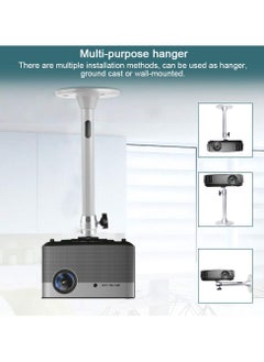 SYOSI Projector Wall, Mini Ceiling Mount Stand, Universal Projector Ceiling,  Mount Bracket 360 Swivel, 90 Tilt Wall Mount Hanger Tilt & Swivel Projector Holder, for Most Mini Projector Bracket  - Image 5