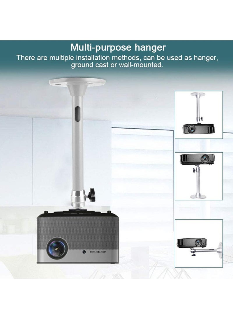 SYOSI - Projector Wall, Mini Ceiling Mount Stand, Universal Projector Ceiling,  Mount Bracket 360 Swivel, 90 Tilt Wall Mount Hanger Tilt & Swivel Projector Holder, for Most Mini Projector Bracket - Image 1