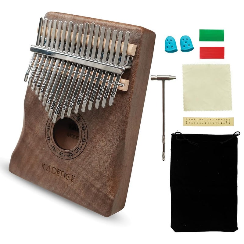 Kadence 17 مفتاح كاليما باهت بني مع مسند ذراع من خشب زهرة الخوخ (ماريمبا، بيانو أصابع) - Image 1