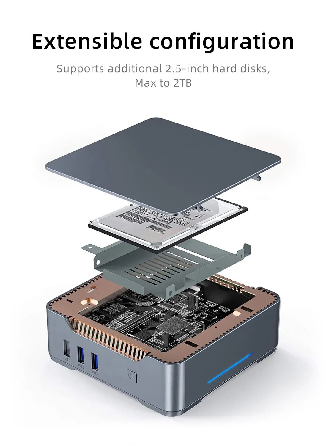 Generic Mini PC Windows 11 Pro Intel N100 16GB RAM 512GB SSD