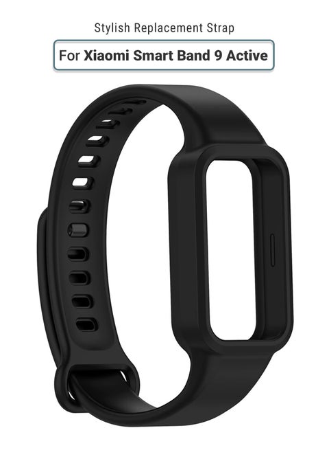 Xiaomi Smart Band 9 Active Soft Silicone Replacement Strap - High Quality, Lightweight, Stylish & Durable - Easy Installation - Replacement Strap for Xiaomi Smart Band 9 Active
