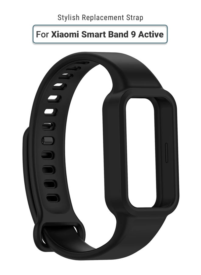huanmate - Xiaomi Smart Band 9 Active Soft Silicone Replacement Strap - High Quality, Lightweight, Stylish & Durable - Easy Installation - Replacement Strap for Xiaomi Smart Band 9 Active - Image 1