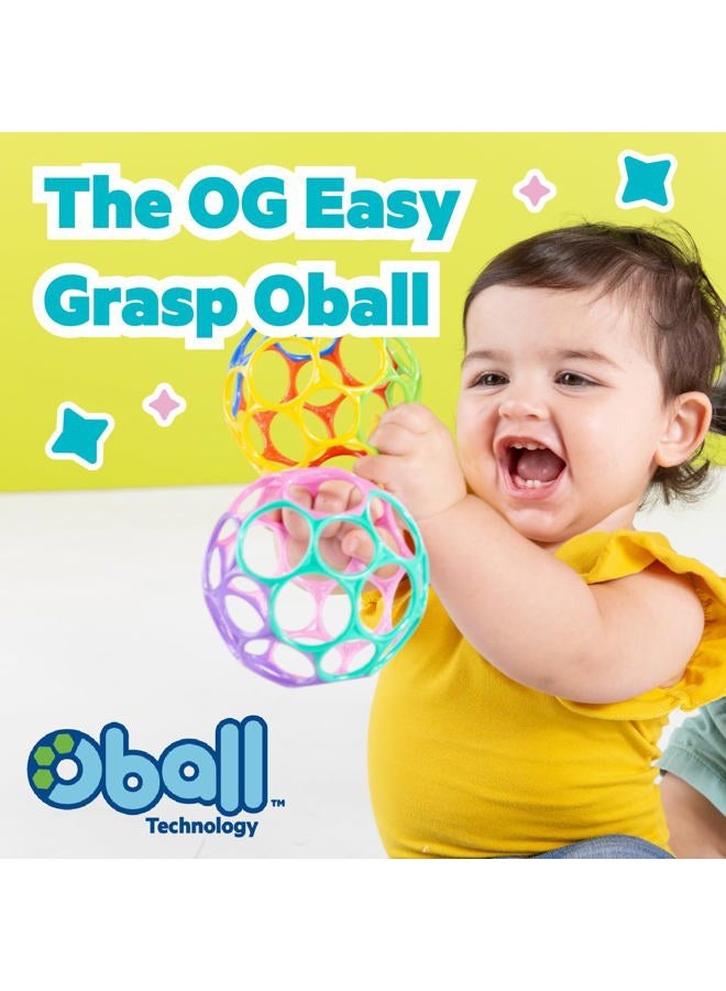 Bright Starts لعبة أوبال رattle سهلة الإمساك - وردي، للأعمار من حديثي الولادة - 1 قطعة (عبوة من 1) - Image 5