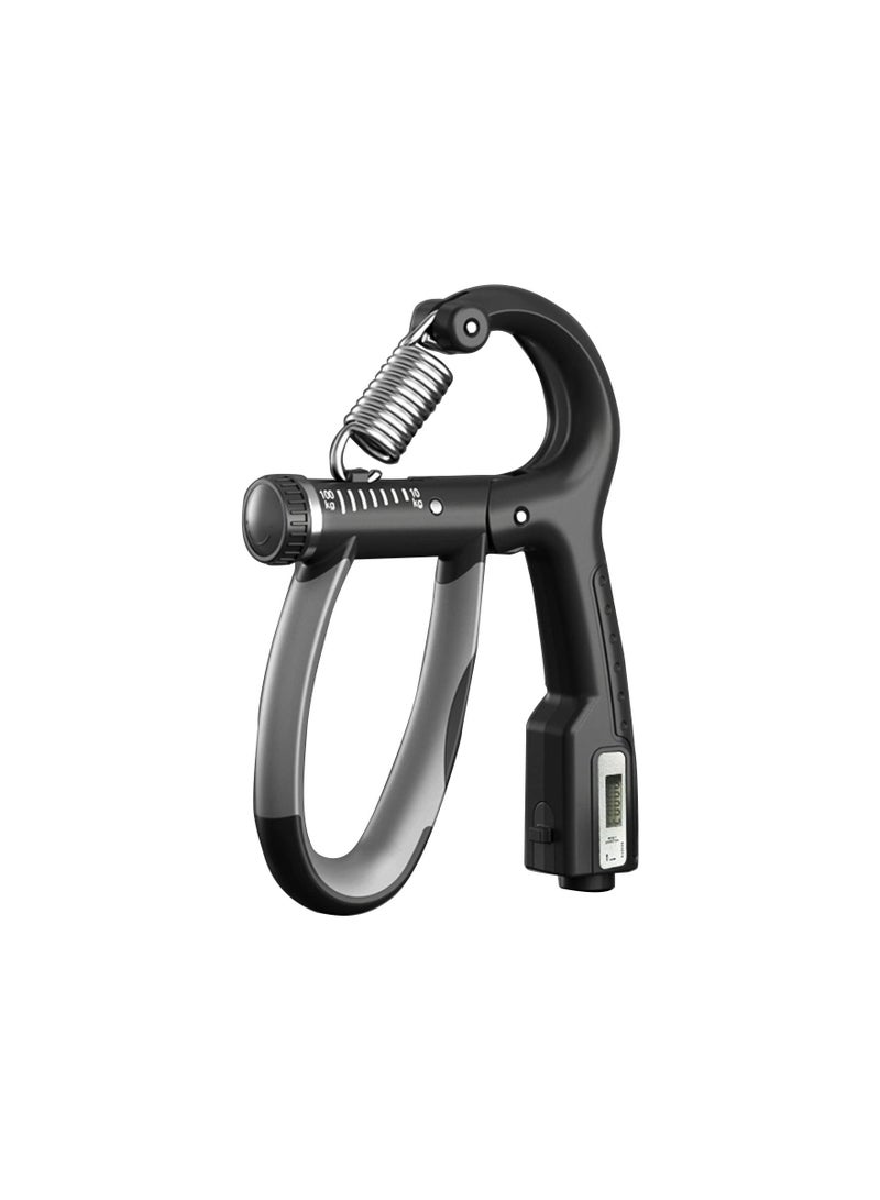 KASTWAVE أجهزة تقوية قبضة اليد، مقاومة وزن قابلة للتعديل من 10-100 رطل، متتبع القبضة يتتبع عدد الضغطات، أجهزة تقوية الساعدين للرجال الرياضيين والتعافي من إصابات اليد - Image 1