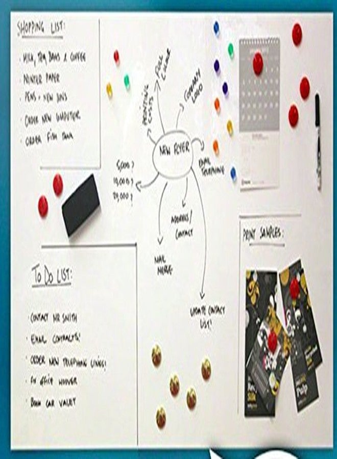 CAPPL Whiteboard Fridge Magnets, 60 Pcs- Assorted Color - Image 2