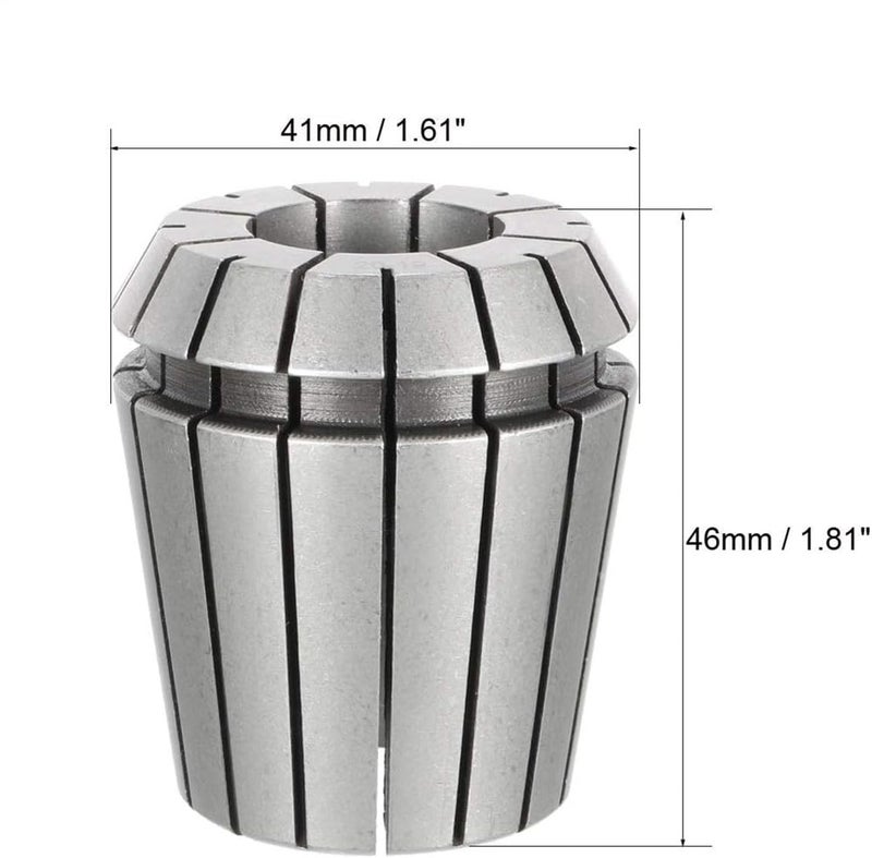 MECRAAF ER40 High Precision Spring Collet for CNC Workholding Engraving Collets Machine and Milling Lathe Chuck Tool (Pack of 1) (ER 40, 18-17 mm) - Image 2