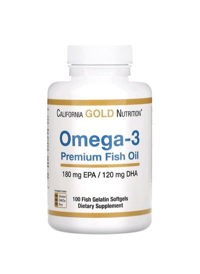 Omega 3 Premium Fish Oil 100 Softgels - pzsku/Z2CB6F6ED9742BA7C7497Z/45/_/1719986496/7a4e2b03-8c74-4439-a388-ef2b35abe7d9