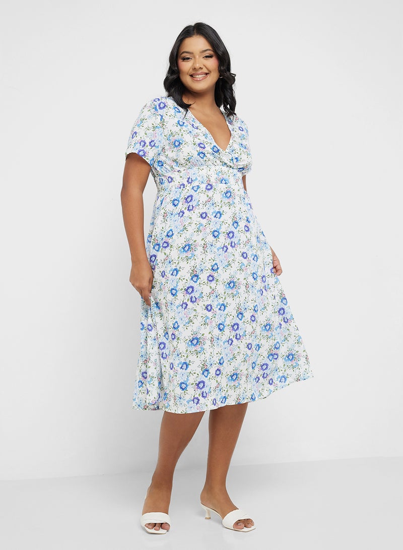 Ginger Plus Floral Print Dress - Image 4