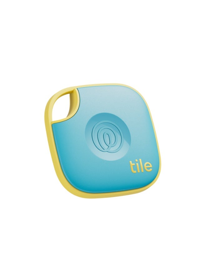 Mate Bluetooth Tracker, Keys Finder and Item Locator for Keys, Bags and More. Phone Finder. Both iOS and Android Compatible. 1-Pack Aqua Lemon
