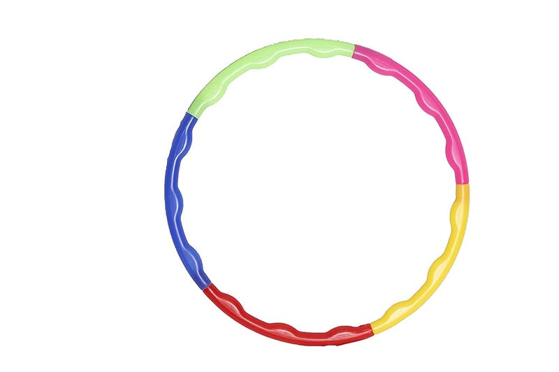 VARIYA ENTERPRISE Hula Hoop, Hoopa Hula, Exercise Ring for Fitness with 80 CM Diameter for Boys,Girls, Kids and Adults - Multi Color (Pack of 1) - Image 4