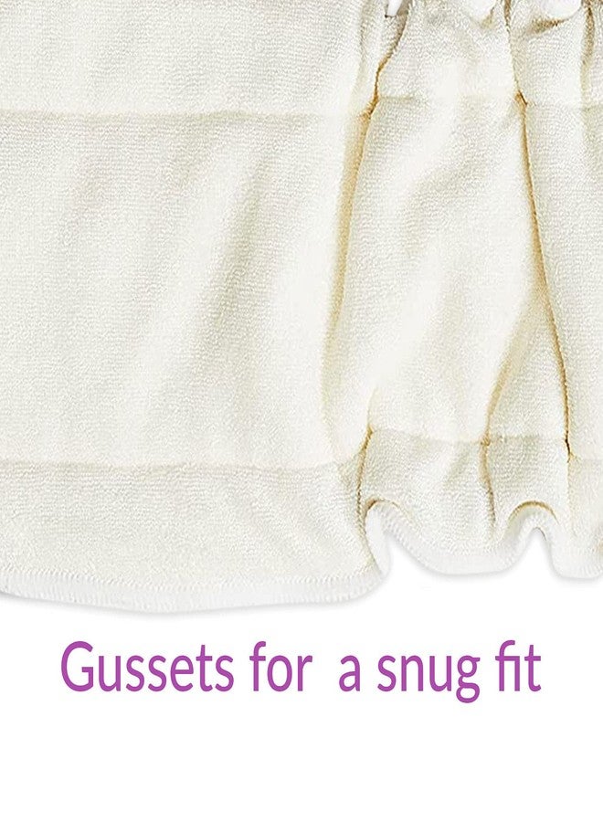 Bembika 5 Layer Bamboo Terry Inserts with Gussets Liners Natures Cloth Diaper Liner, Wetfree Reusable Washable Cotton Diaper Nappy Inserts for Baby Cloth Diapers (Set of 3) - Image 5