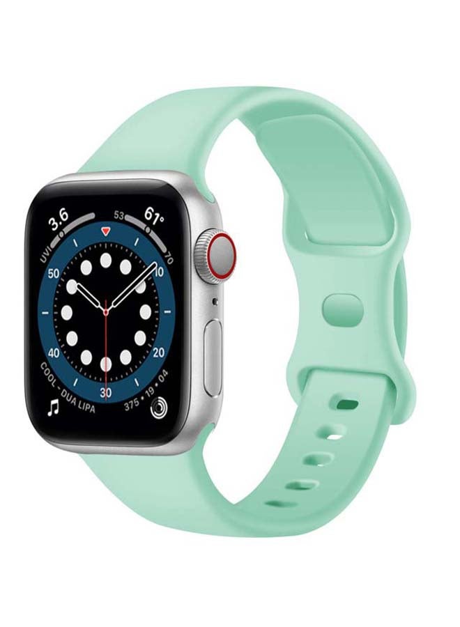 Perfii Replacement Band For Apple Watch Series 1/2/3/4/5/6/SE 40/38mm Marine Green - Image 2