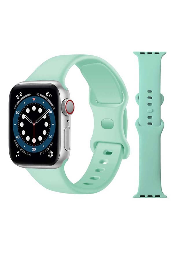 Perfii Replacement Band For Apple Watch Series 1/2/3/4/5/6/SE 40/38mm Marine Green - Image 1