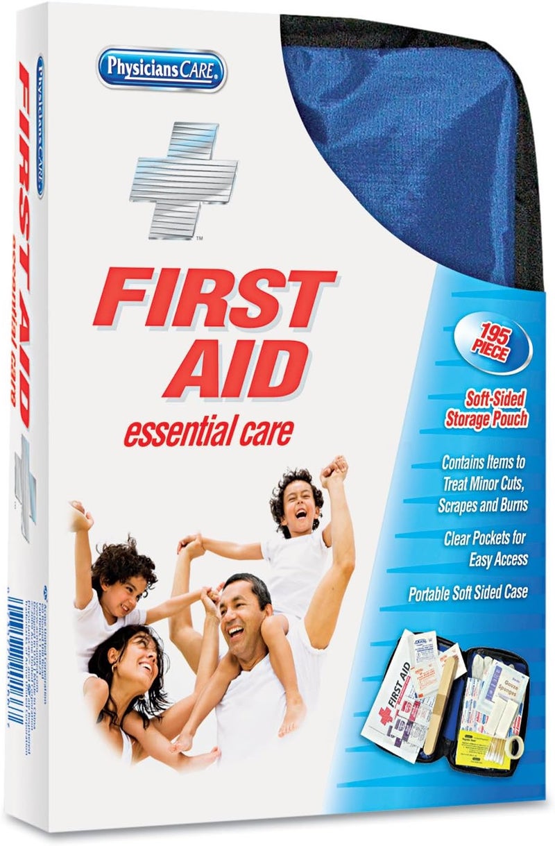 PhysiciansCare 90167 SoftSided First Aid Kit for up to 25 People 195 PiecesKit