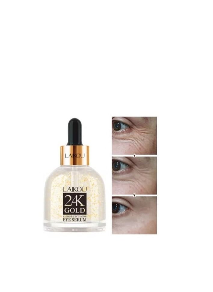 Laikou - Gold Nitrate Serum to remove dark circles and sagging under the eyes 30ml - Image 1
