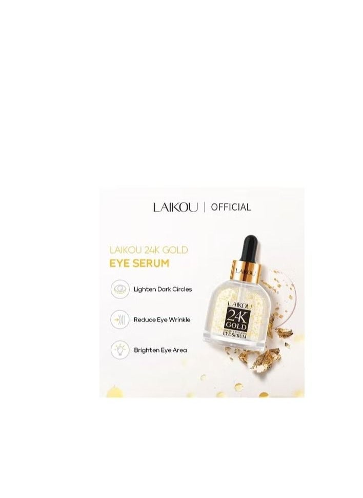 Laikou - Gold Nitrate Serum to remove dark circles and sagging under the eyes 30ml - Image 1